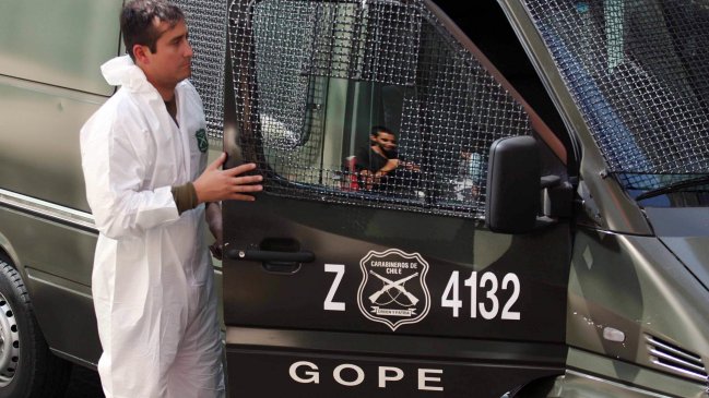 Carabinero resultó herido por bombazo en retén Las Vizcachas