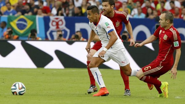Alexis Sánchez está entre los 10 mejores jugadores de Brasil 2014 Alexis Sánchez está entre los 10 mejores jugadores de Brasil 2014