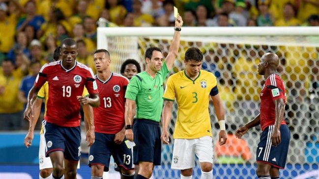 Federación brasileña espera que FIFA perdone a Thiago Silva y sancione a Camilo Zúñiga Federación brasileña espera que FIFA perdone a Thiago Silva y sancione a Camilo Zúñiga
