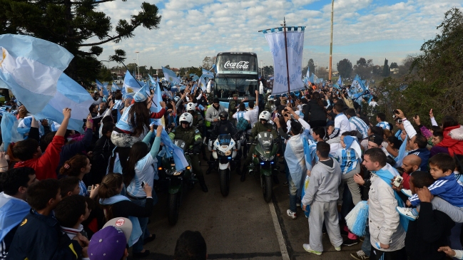 La selección argentina fue recibida en Buenos Aires por la presidenta Cristina Fernández La selección argentina fue recibida en Buenos Aires por la presidenta Cristina Fernández