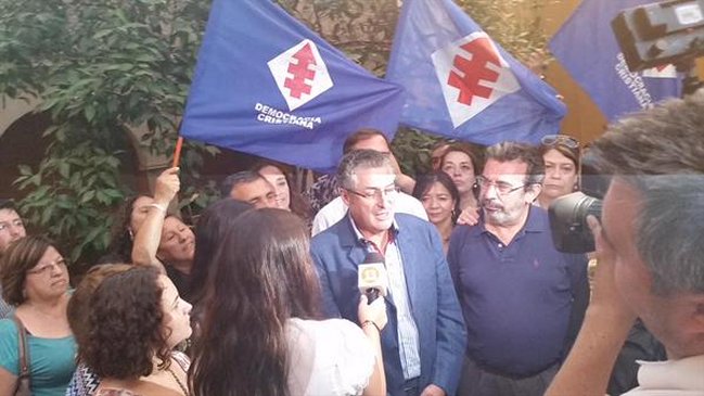 Jorge Pizarro se transformó en el nuevo presidente de la Democracia Cristiana