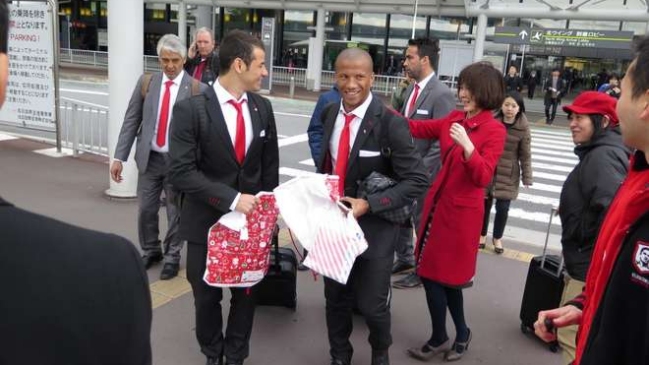 River Plate llegó a Japón para su participación en el Mundial de Clubes River Plate llegó a Japón para su participación en el Mundial de Clubes