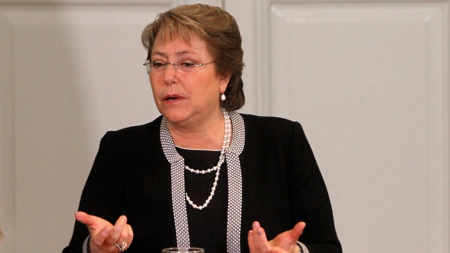Presidenta Bachelet afirmó que irá 