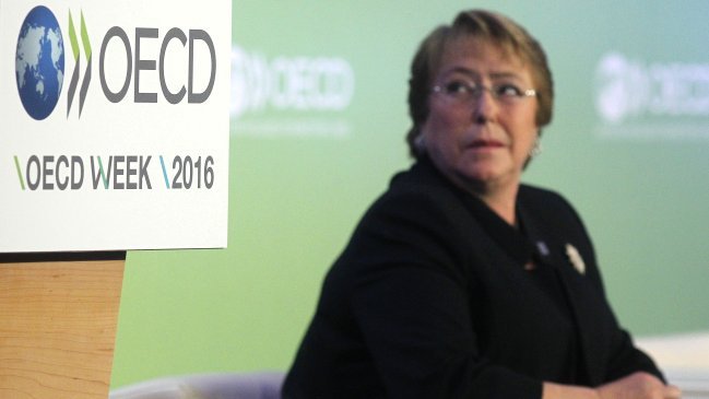La OCDE recortó proyección de crecimiento de Chile para este año y 2017