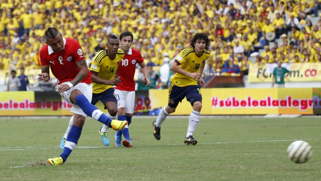 10 inolvidables choques entre Chile y Colombia 10 inolvidables choques entre Chile y Colombia