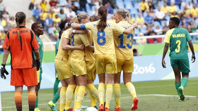 Suecia venció a Sudáfrica en el arranque del fútbol femenino de Río 2016 Suecia venció a Sudáfrica en el arranque del fútbol femenino de Río 2016