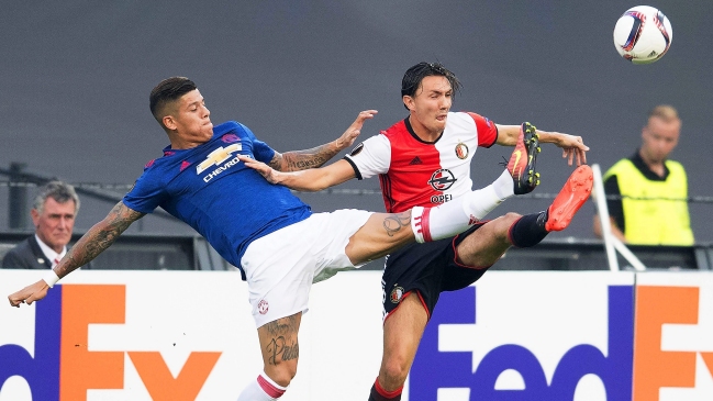 Feyenoord se hizo fuerte en casa y derribó a Manchester United por la Europa League Feyenoord se hizo fuerte en casa y derribó a Manchester United por la Europa League