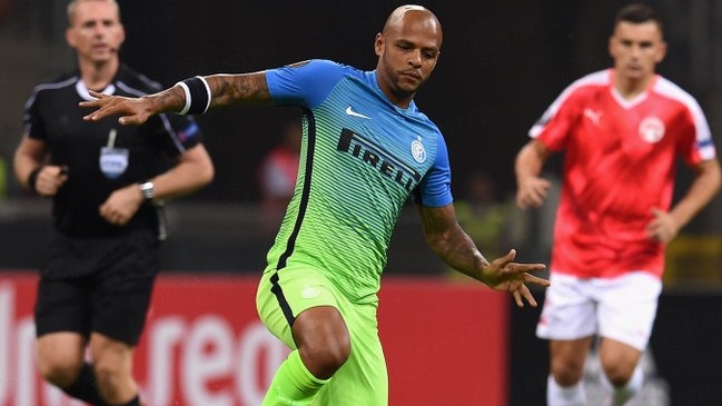 La acción de los chilenos en la primera fecha de la Europa League La acción de los chilenos en la primera fecha de la Europa League