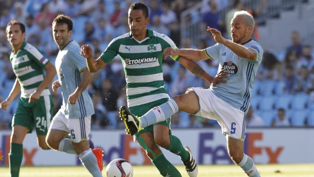 La acción de los chilenos en la segunda fecha de la Europa League La acción de los chilenos en la segunda fecha de la Europa League