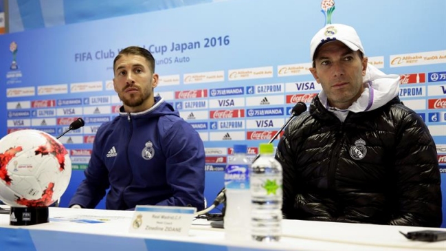 Zinedine Zidane confirmó que Sergio Ramos jugará la final del Mundial de Clubes Zinedine Zidane confirmó que Sergio Ramos jugará la final del Mundial de Clubes