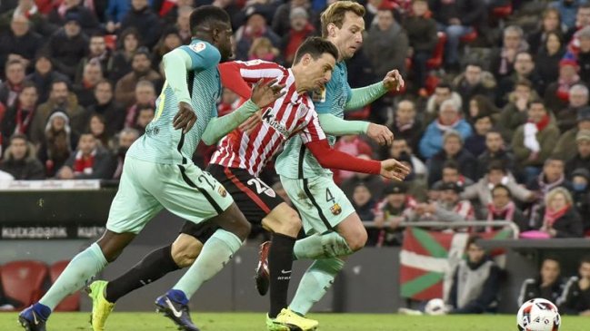 Athletic de Bilbao tomó ventaja sobre FC Barcelona en la Copa del Rey Athletic de Bilbao tomó ventaja sobre FC Barcelona en la Copa del Rey