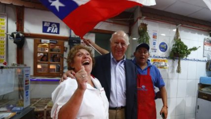   Ricardo Lagos recorrió el barrio Franklin 