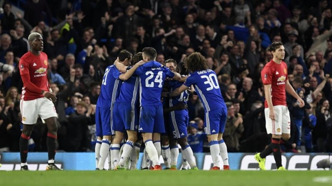Chelsea derrotó con lo justo a Manchester United y sacó boletos a semifinales de la FA Cup Chelsea derrotó con lo justo a Manchester United y sacó boletos a semifinales de la FA Cup