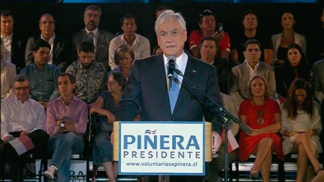 Sebastián Piñera asume su candidatura presidencial