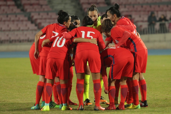 La selección femenina de Chile apabulló a Perú en amistoso preparatorio para la Copa América 2018 La selección femenina de Chile apabulló a Perú en amistoso preparatorio para la Copa América 2018