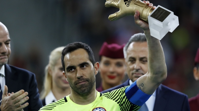 Claudio Bravo: No estamos conformes ni satisfechos, queríamos esa copa Claudio Bravo: No estamos conformes ni satisfechos, queríamos esa copa