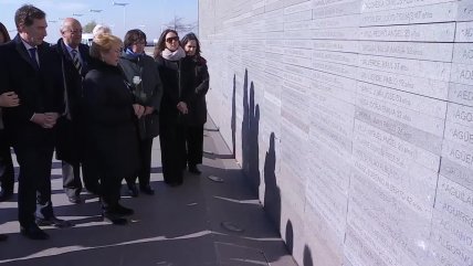   Presidenta Bachelet resaltó avances de Chile y Argentina en DD.HH. en Parque de la Memoria 