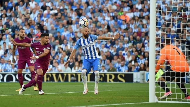 Manchester City venció a domicilio a Brighton en el estreno de la Premier League Manchester City venció a domicilio a Brighton en el estreno de la Premier League