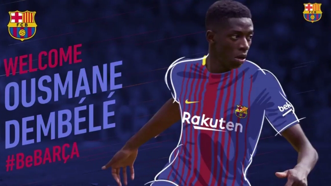FC Barcelona confirmó millonario fichaje de Ousmane Dembélé FC Barcelona confirmó millonario fichaje de Ousmane Dembélé
