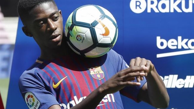Dembelé ganará más de 14 millones de dólares anuales en Barcelona Dembelé ganará más de 14 millones de dólares anuales en Barcelona