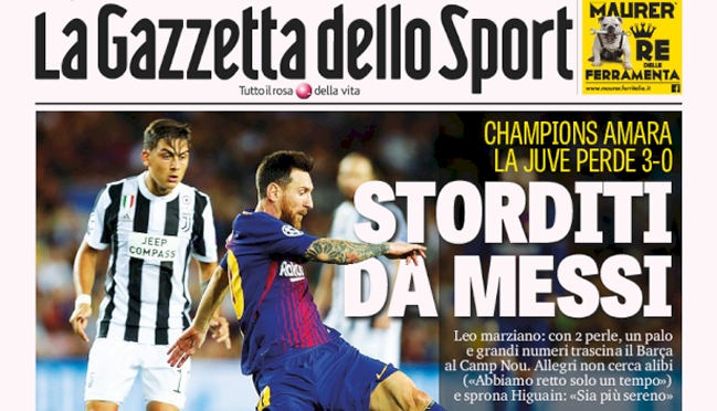 La prensa italiana se rindió ante el La prensa italiana se rindió ante el