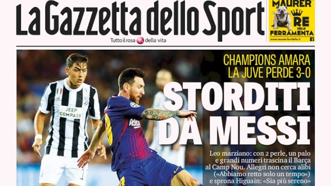 La prensa italiana se rindió ante el 