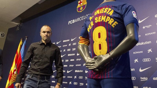 Andrés Iniesta renovó Andrés Iniesta renovó