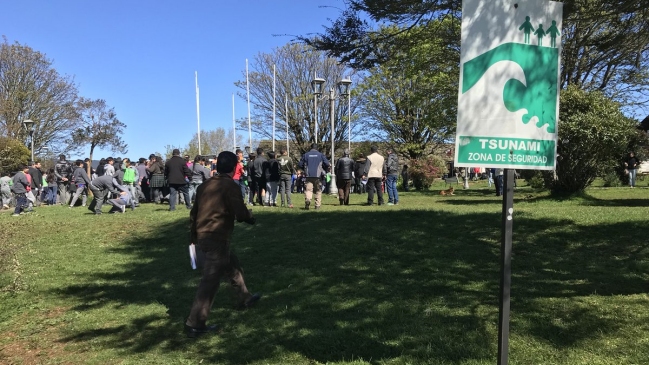 Cuatro mil personas participaron en simulacro de terremoto y tsunami en Los Ríos