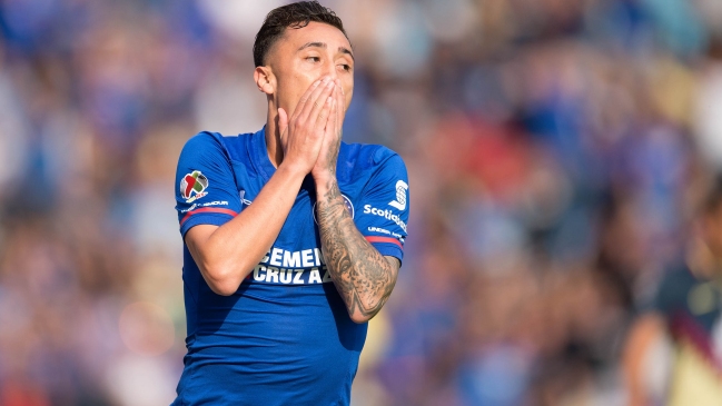 Felipe Mora y Martín Rodríguez sufrieron derrota con Cruz Azul en clásico ante América