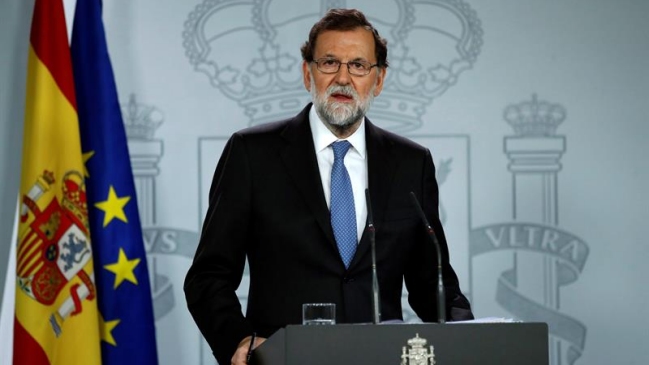 Rajoy delegó en su vicepresidenta las funciones de jefe del Gobierno catalán