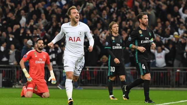 Tottenham venció por primera vez a Real Madrid y clasificó a octavos de final en la Champions Tottenham venció por primera vez a Real Madrid y clasificó a octavos de final en la Champions