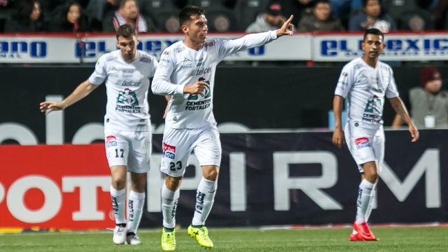 Juan Cornejo marcó en derrota de León ante Tijuana en la liga mexicana
