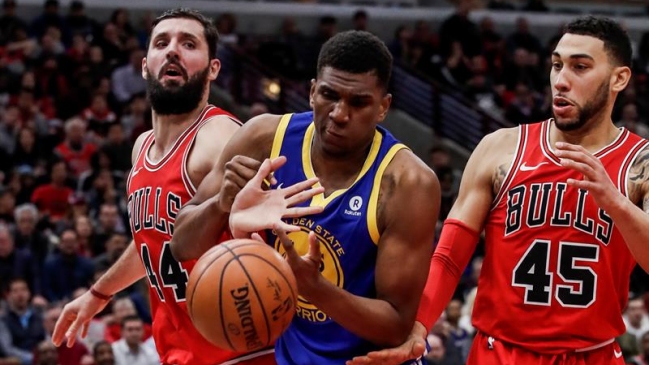 Golden State Warriors venció a Chicago Bulls y se encaminó a otro récord en la NBA