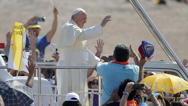 El papa Francisco celebra en Iquique su última misa en Chile