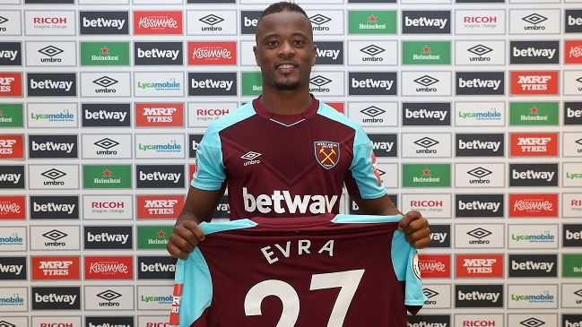 West Ham United sumó a Patrice Evra hasta junio West Ham United sumó a Patrice Evra hasta junio