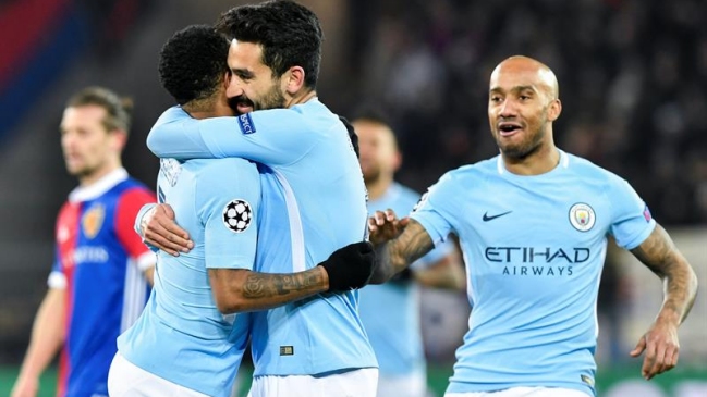 Manchester City se lució ante Basilea y puso un pie en cuartos de la Champions Manchester City se lució ante Basilea y puso un pie en cuartos de la Champions