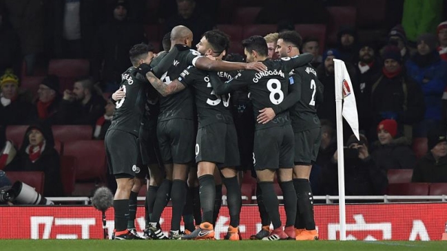 Un intratable Manchester City tumbó a Arsenal y se acercó más al título de la Premier Un intratable Manchester City tumbó a Arsenal y se acercó más al título de la Premier