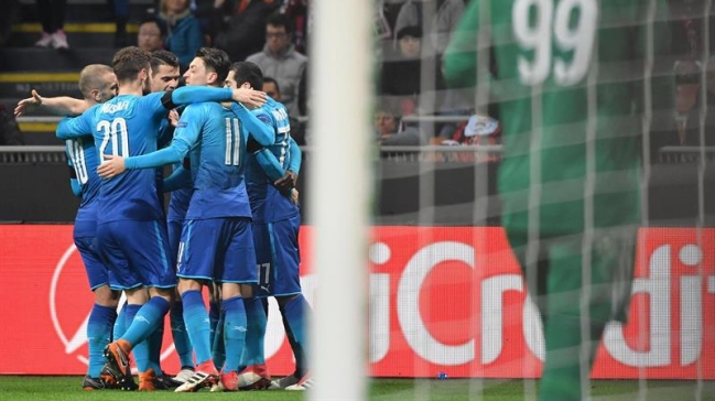 Arsenal quedó a un paso de los cuartos de final en la Liga de Europa Arsenal quedó a un paso de los cuartos de final en la Liga de Europa
