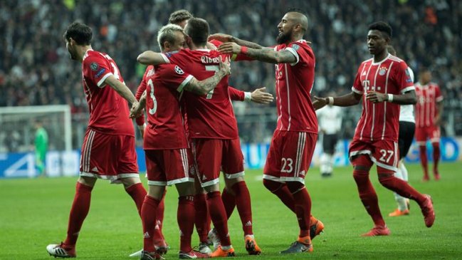 Bayern Munich confirmó su avance a cuartos de Champions League tras vencer como visita a Besiktas Bayern Munich confirmó su avance a cuartos de Champions League tras vencer como visita a Besiktas