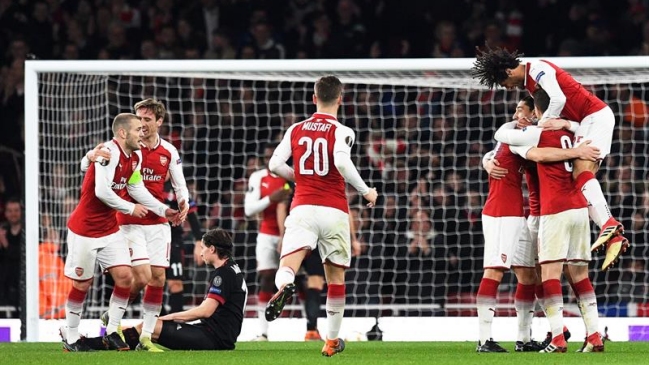 Arsenal eliminó a AC Milan en los octavos de final de la Europa League Arsenal eliminó a AC Milan en los octavos de final de la Europa League
