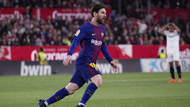 Lionel Messi salvó a Barcelona que rescató un agónico empate ante Sevilla Lionel Messi salvó a Barcelona que rescató un agónico empate ante Sevilla