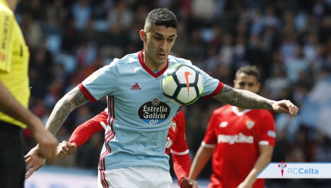 Pablo Hernández destacó en goleada de Celta de Vigo a Sevilla Pablo Hernández destacó en goleada de Celta de Vigo a Sevilla