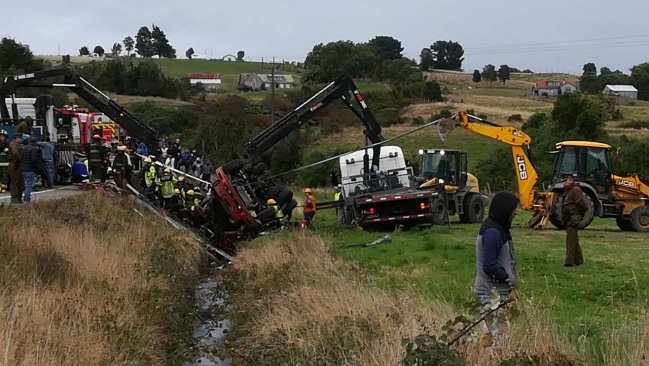 Tres niños murieron en un accidente de tránsito en Chiloé Tres niños murieron en un accidente de tránsito en Chiloé