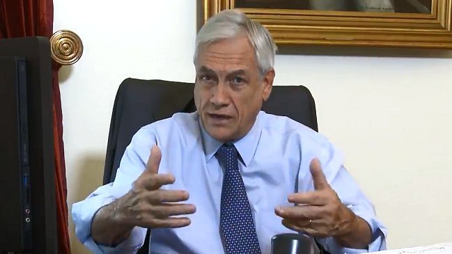 Piñera explicó en Facebook Live el 