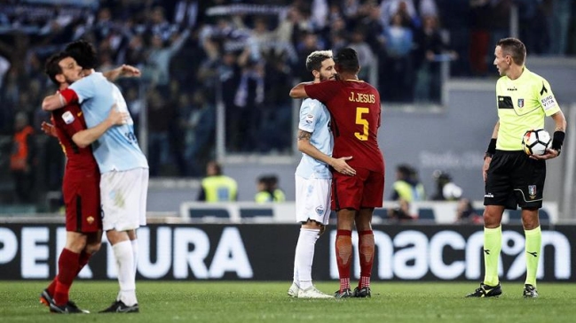 Lazio y AS Roma firmaron tablas en el derbi capitalino de la Serie A Lazio y AS Roma firmaron tablas en el derbi capitalino de la Serie A