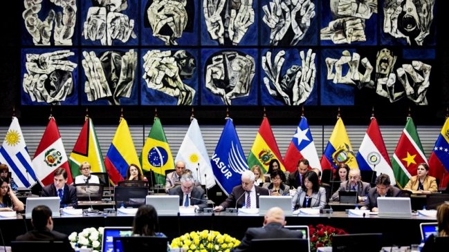 Chile y otros cinco países dejarán de participar de Unasur