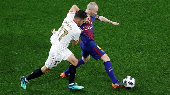Sevilla y FC Barcelona luchan por el título de la Copa del Rey Sevilla y FC Barcelona luchan por el título de la Copa del Rey