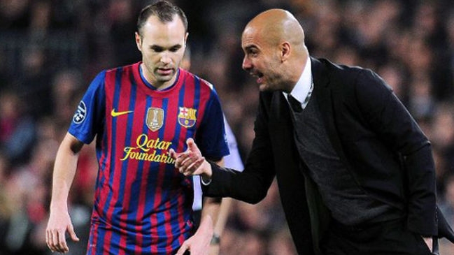 Guardiola: Iniesta me ayudó a comprender mejor el fútbol sólo con verlo jugar Guardiola: Iniesta me ayudó a comprender mejor el fútbol sólo con verlo jugar