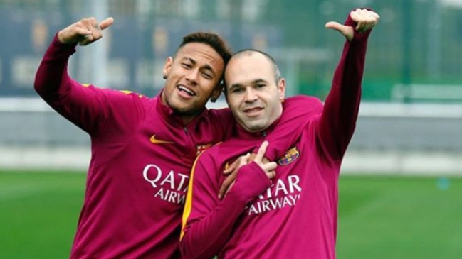 Neymar a Andrés Iniesta: Neymar a Andrés Iniesta: