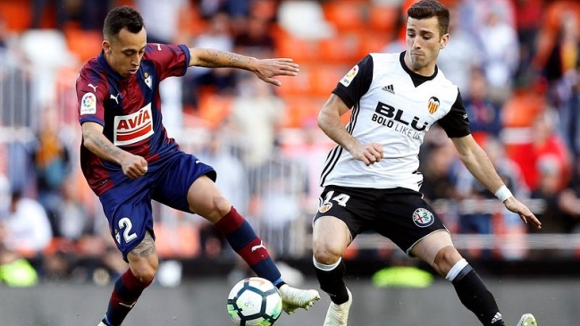 Eibar de Fabián Orellana consiguió tibio empate frente a Valencia Eibar de Fabián Orellana consiguió tibio empate frente a Valencia